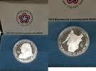 Exonumia Medal John Adams American Revolution Bicentennial Silver in OGP -