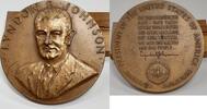 Exonumia Bronze US Mint LB Johnson Presidential HR 2nd Inaugural - Medal ONLY/Used -