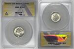 USA Dime 1942-S Mercury 10c Coin ANACS MS 64 FB Looks Better -