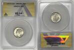 USA Dime 1943-S Mercury 10c Coin ANACS MS 64 FB Looks Nicer -