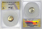 USA Roosevelt Dime 1952-D 10c Coin Toned ANACS MS 66 FB -