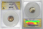 USA Roosevelt Dime 10c Coin Toned ANACS MS 65 -