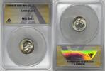 USA Roosevelt Dime 1959-D 10c Coin Lightly Toned ANACS MS 64 -