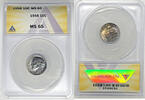 USA Roosevelt Dime 10c Coin Toned ANACS MS 65 -