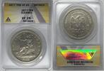 USA $1 Coin Trade Dollar ANACS VF 25 Details Cleaned -