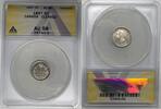 Kanada 5 Cent Canada Silver Coin ANACS AU 58 Details Cleaned -