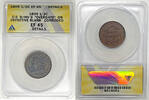 USA Half Cent Classic Head Over Date-Defective Blank ANACS XF 45 Details -