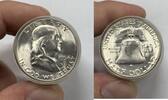USA Half Dollar 1954-S Franklin 50c BU/UNC Roll-20 High Grade Original Coins -