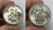 USA Half Dollar 1954-D Franklin 50c BU/UNC Roll-20 High Grade Original Coins -