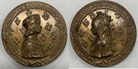 Exonumia Medal France Mariage du Roi Louis XII et Anne de Bretagne, History, 3- 7.5 OZ -