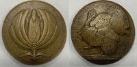 Exonumia Bronze Society of Medalists Albert Laessle Abundance Medal 3”- 6 OZ -