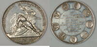 Weltmünzen Basel Switzerland 38mm Proof Silver Swiss Shooting    R-87b m-53 Medal 1844 