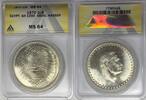 Weltmünzen Pound Egypt 1 LB ANACS MS 64 W4 -