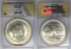 Weltmünzen $10 Silver Jamaica Dollar Coin ANACS MS 68 W4 -