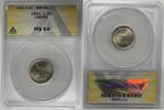Weltmünzen Half Cent Liberia 1/2 ANACS MS 64 W4 -