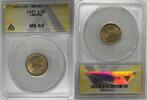 Weltmünzen Half Cent Liberia 1/2 Coin ANACS MS 63 W4 -