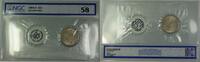 USA $1 Coin 1884-O GSA Hoard Soft Pack Morgan Silver Dollar NGC AU-58 -