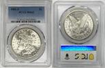 USA Dollar 1881-S Morgan Silver PCGS MS 62 Looks Better (21) C -