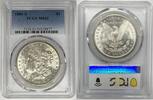 USA Dollar 1881-S Morgan Silver PCGS MS 61 Looks Better (21) B -