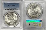 USA Dollar 1881-S Morgan Silver PCGS MS 61 (21) A -