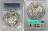 USA Dollar 1881-S Morgan Silver Proof Like OBV PCGS MS 63 (21) D -