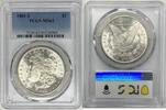 USA Dollar 1881-S Morgan Silver PCGS MS 63 (21) C -