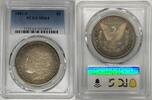 USA Dollar 1881-S Morgan Silver Toned PCGS MS 64 (21) C -