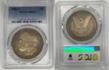 USA Dollar 1881-S Morgan Silver Toned PCGS MS 65 (40) i -