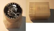 USA Half Dollar Franklin Silver Proof BU Roll 20 Coins Total Gem -