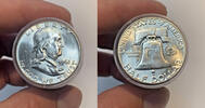 USA Half Dollar Franklin BU/UNC Roll-20 Coins -