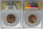 Weltmünzen 1 Pice 1888-C/M Mombasa Coin ANACS MS 60 Details Recolored Corroded W8 -