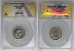 Weltmünzen 20 Rappen 1911-B Swiss Coin ANACS MS 62 W8 -
