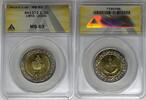 Weltmünzen Dinar Libya Half Coin AH1372 ANACS MS 63 W7 -