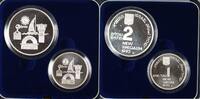  1993 Weltmünzen Israel Sheqalim Independence Day 2 Coin Silver Proof & UNC Set w/ Box & COA See photos