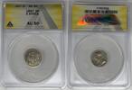 Weltmünzen 3 Pence South Africa Coin ANACS AU 50 W7 -
