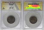 Weltmünzen 1 Kreuzer 1851-A Austria Coin ANACS XF 45 W6 -