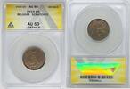 Weltmünzen 2 Centimes Belgium Coin ANACS AU 50 Details Scratched W6 -