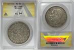 Weltmünzen 5 Francs Belgium Coin ANACS AU 50 W6 -