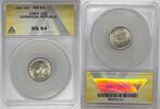 Weltmünzen 10 Centavos Dominican Republic Coin ANACS MS 64 W6 -