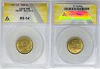 Weltmünzen 5 Milliemes 1954 Egypt Coin AH ANACS MS 64 W6 -