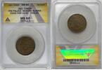 Exonumia 12.5 Cents ND Token The Palace Seward Alaska ANACS MS 60 Details Tooled -