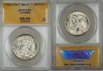 USA Half Dollar 1943-D Walking Liberty Silver ANACS MS-60 Det. Cleaned (Better Coin) -