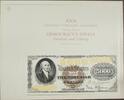 Banknoten 1878 $ BEP Souvenir Card from 1991 Chicago ANA $5000 Gold Certificate Face B-149 -