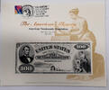 Banknoten BEP Souvenir Card 1997 ANA Prop $100 LT Note Face Show Cancelled B 221 -
