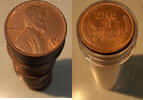 USA Lincoln Cent 1942-D Roll - 50 UNC Coins Total in Coin Tube - Toned -