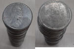 USA 1943-D Lincoln Steel Cents AU/UNC Roll-50 Coins in Tube Coins Have Spots/Haze -