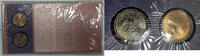 USA Dollar 1999-2000-P Anthony/Sacagawea UNC Coin Set - 2 Coins in Info Holder -