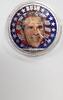 USA 2000 American Silver Eagle (ASE) George Bush Election UNC Colorized Coin 1 Oz -