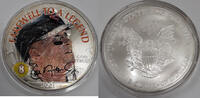 USA $1 Silver Farewell to a Legend Cal Ripken Junior ASE BU Coin w/COA -