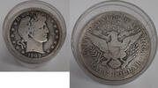USA Half Dollar 1909-S Barber 50c Roll 20 Circulated 90% Old Silver Coins Lot -
